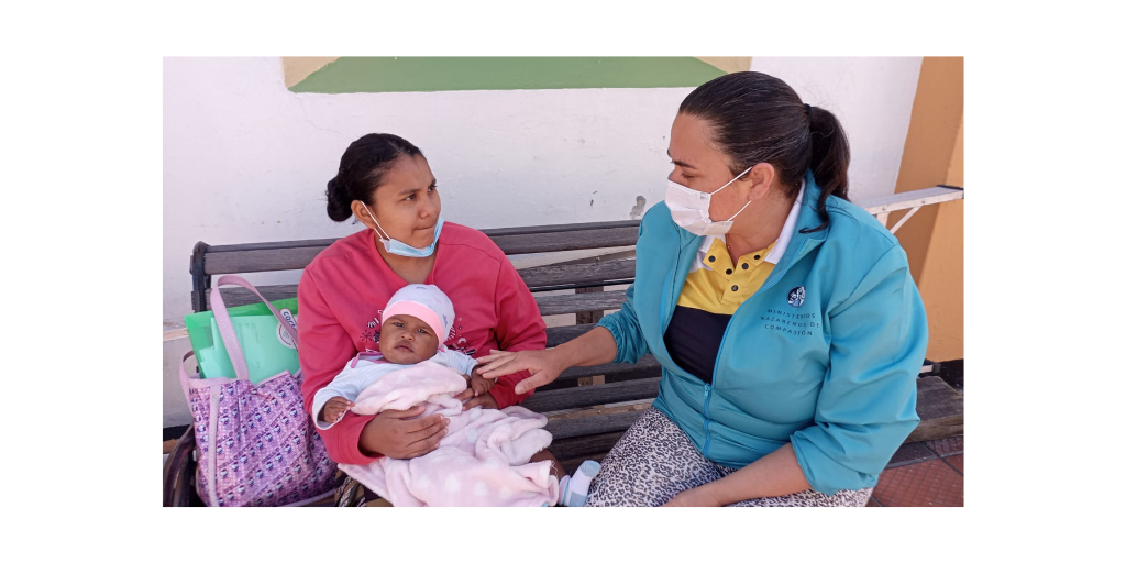 mother and child in hospital