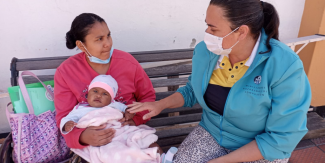 Mother and Child in Hospital